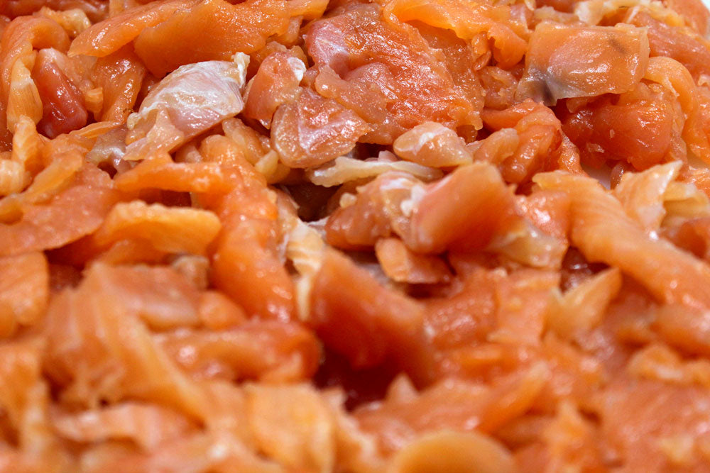 Ritagli di salmone affumicato